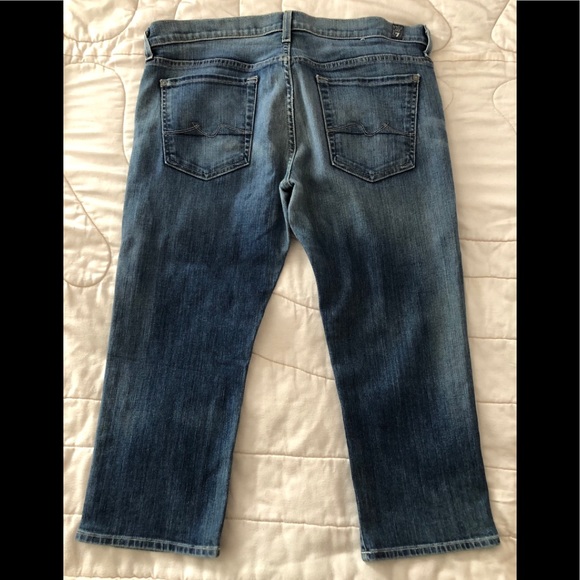 7 For all Mankind Crop Josefina Skinny Boyfriend - Picture 2 of 15